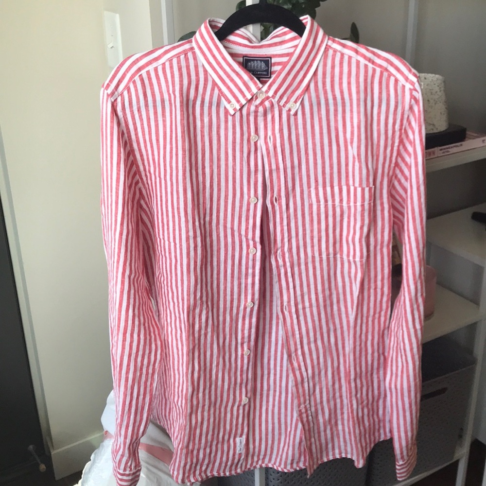 100% Linen, Made in Italy Button Up